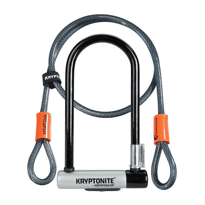 Kryptonite U-Lock - KryptoLok Series 2 w/ Kryptoflex Cable