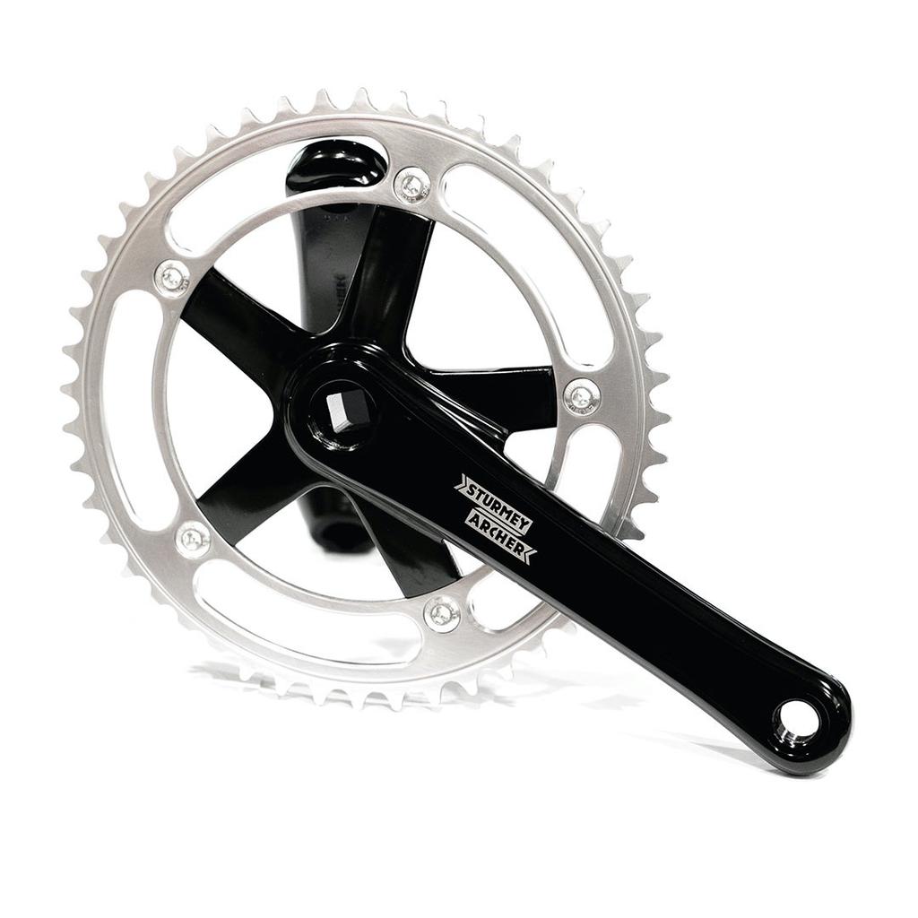 Sturmey Archer Single Speed Crankset 48T 170mm Black GEAR