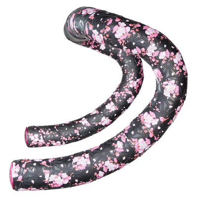 Supacaz SSK Handlebar Tape - Sakura + Ano Pink Plugs