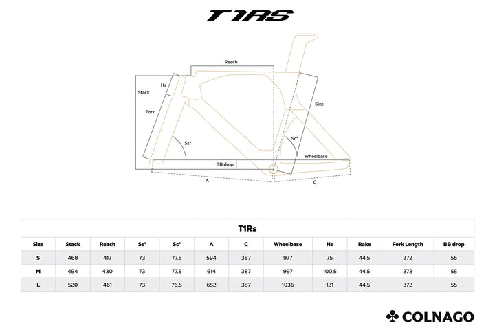 Colnago T1RS Frameset
