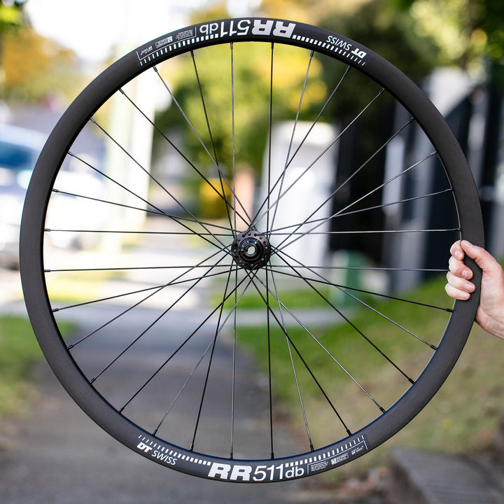 Thru-Axle Track HOPE Tech - DT Swiss RR511 Clincher Wheel - Front