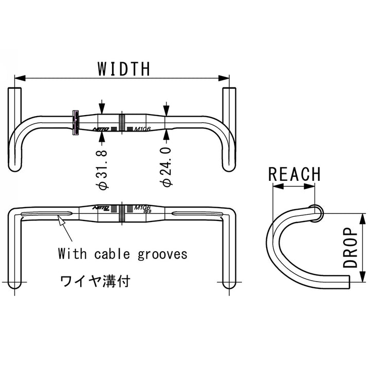 Nitto NEAT M106SSB Handlebars