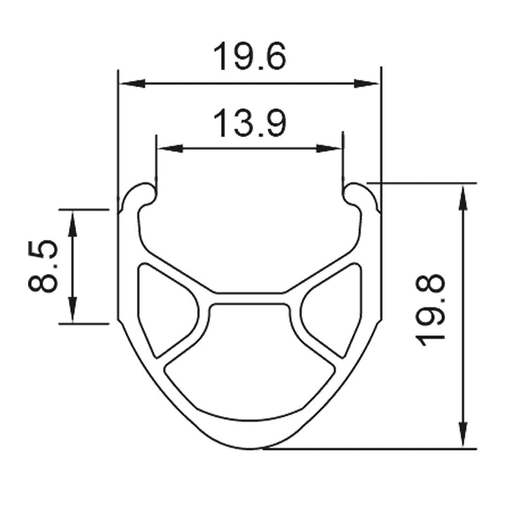 Alex Rims R450 Clincher Wheels