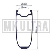 MKULTRA FIA600 Wheelset - DT350 - 12MM TA - Centrelock Disc Brake