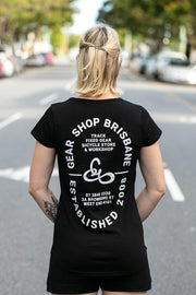 GEAR Shop Brisbane - Women's Infield Tee - Black