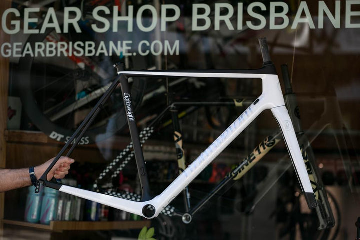 Lightweight Urgestalt Rim Brake Frameset - White