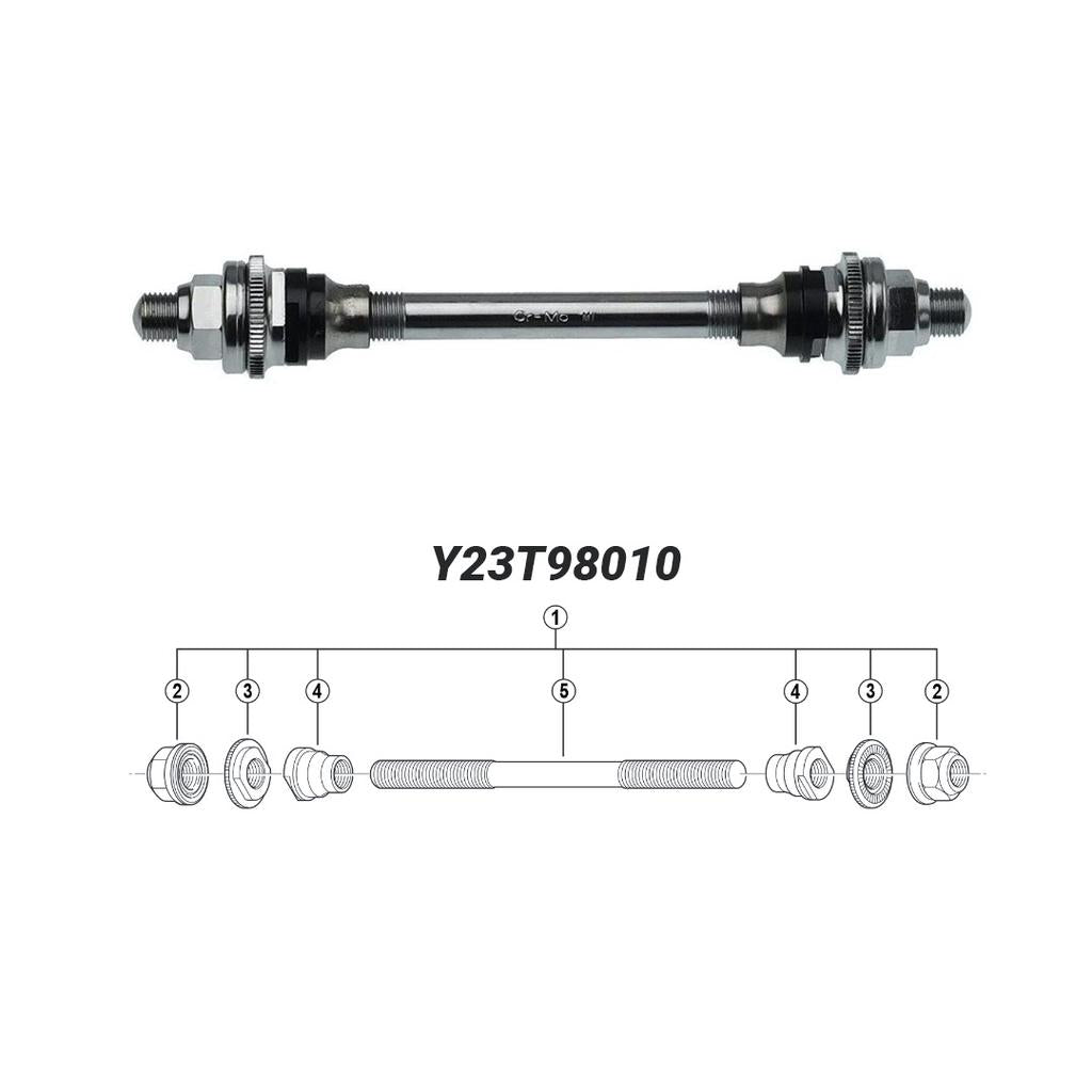 Shimano HB-7600 &amp; HB-7710 Hub Axle Kits