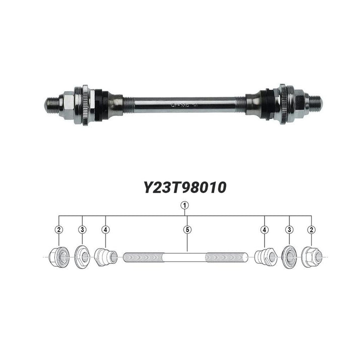Shimano HB-7600 &amp; HB-7710 Hub Axle Kits