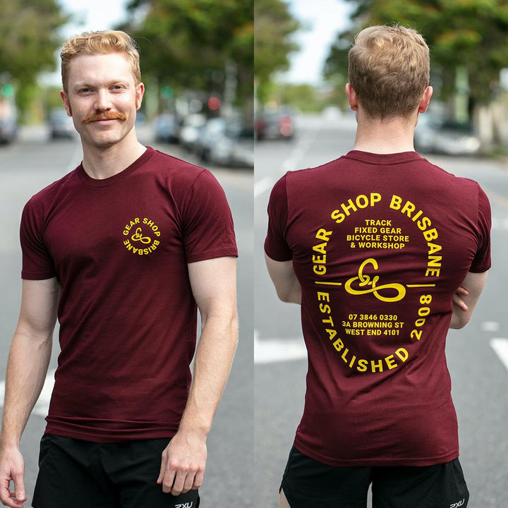 GEAR Shop Brisbane - Infield Tee - Burgundy