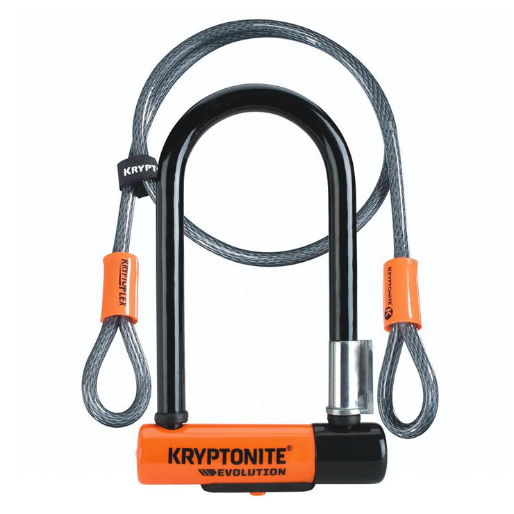 Kryptonite U-Lock - Evolution Mini-7 w/ Kryptoflex Cable
