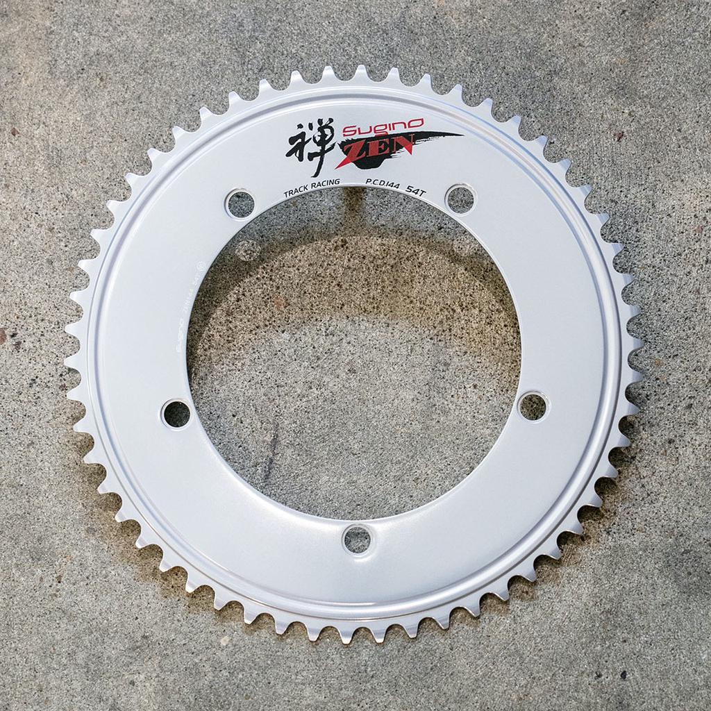 Sugino “ZEN” Track Chainring - Silver