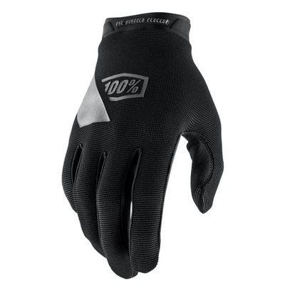 100% Ridecamp Long Finger Gloves - Black