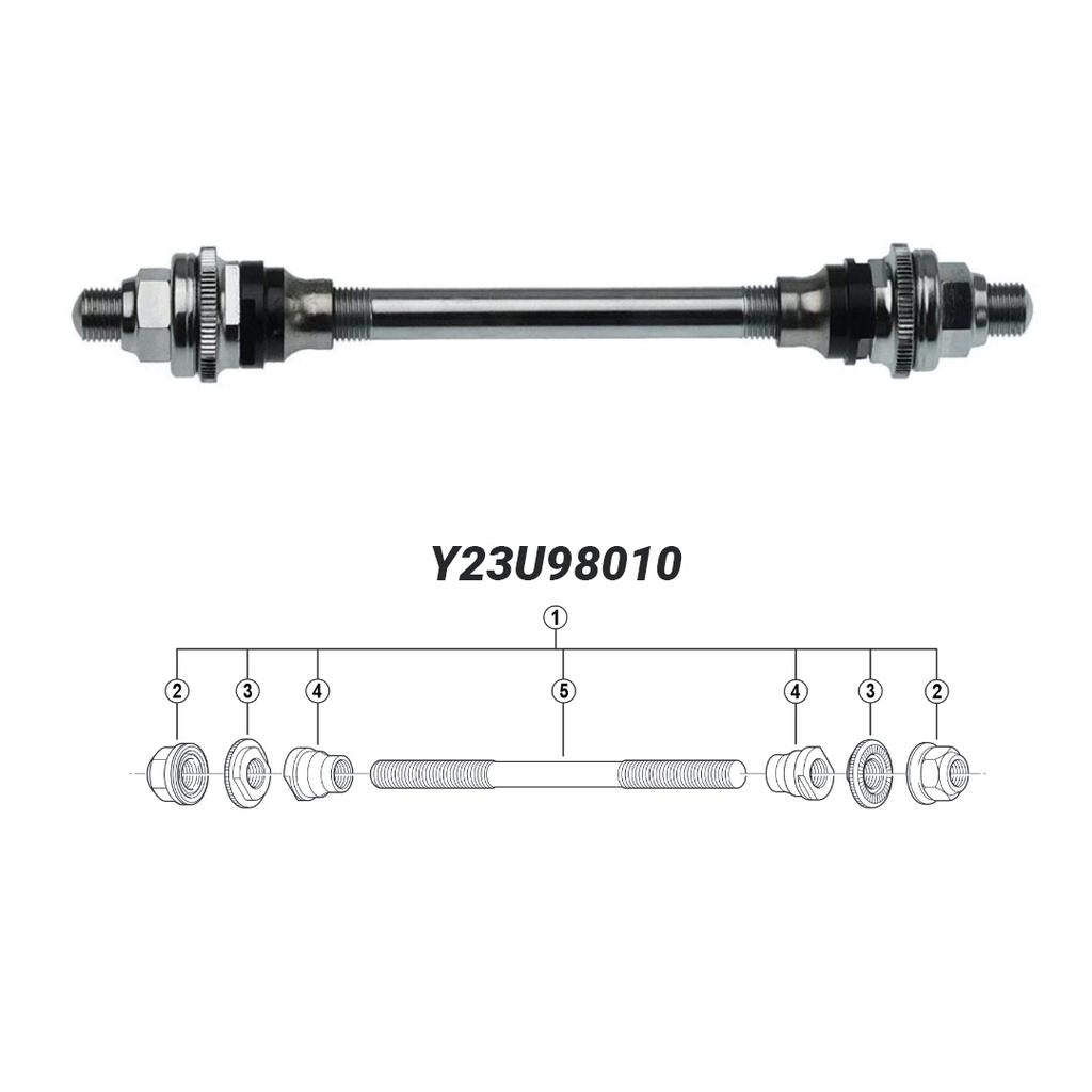 Shimano HB-7600 &amp; HB-7710 Hub Axle Kits