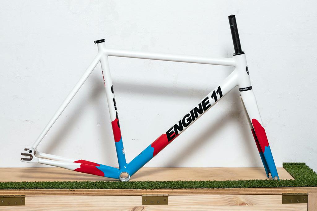 Engine11 CritD Track Frameset - Red/White/Blue - Large – GEAR Shop Brisbane