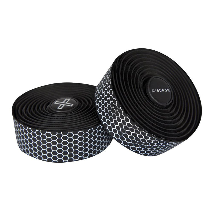 BURGH Designer Handlebar Tape - Hex - White