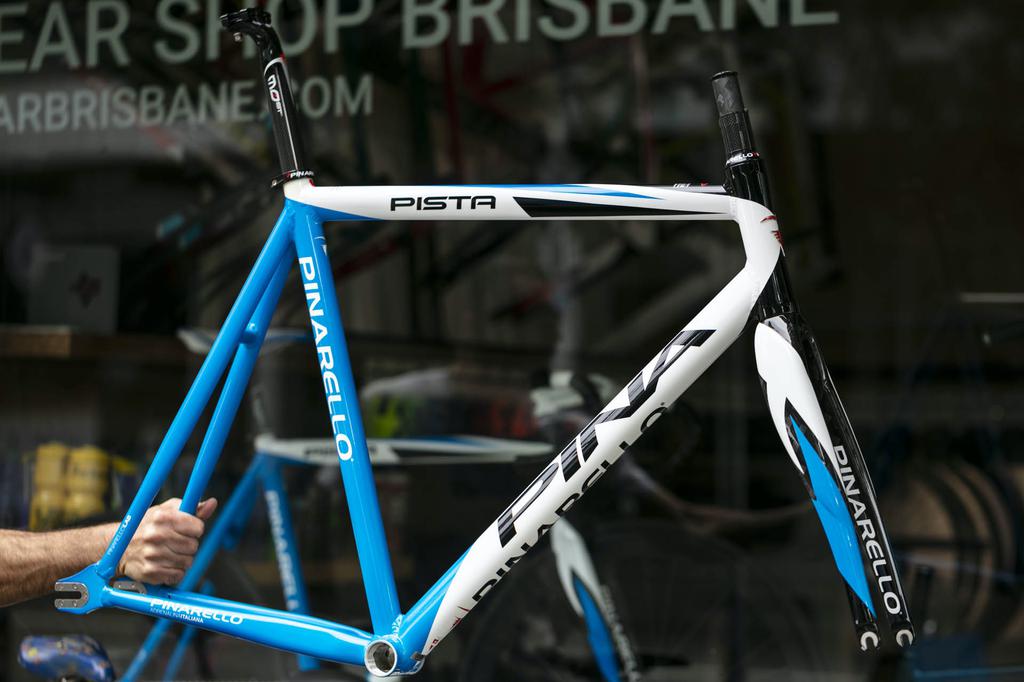 Pinarello PINA Pista Track Frameset 57cm Blue GEAR Shop Brisbane