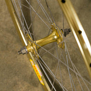 NOS TUBULAR Gold Velocity Deep V Track Wheel - Front