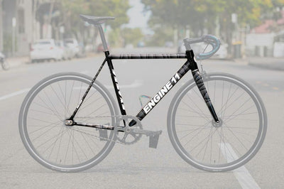 Engine11  CritD Track x DELUXE Cycles - Black & White - Medium