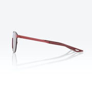 100% Legere Square - Soft Tact Crimson - HiPer Silver Lens