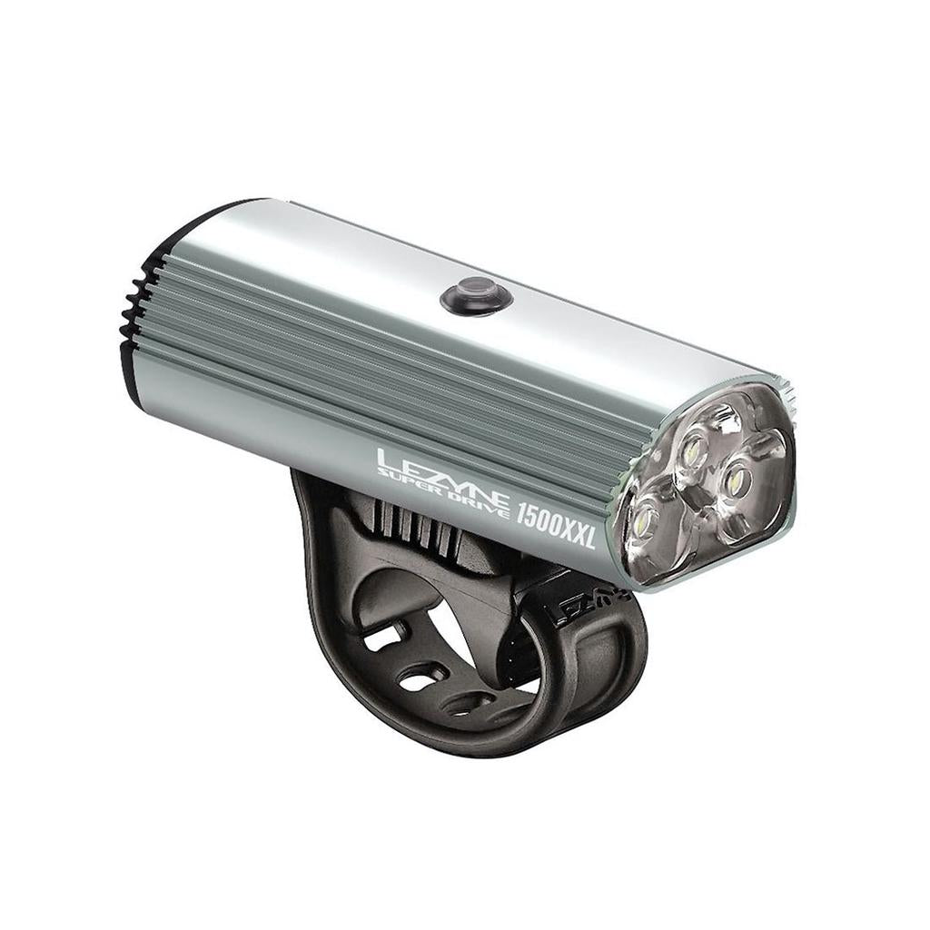 Lezyne Super Drive 1500XXL Front Light Grey GEAR Shop Brisbane